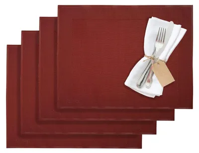 Produktbild von Set aus 4 pflegeleichten Platzdeckchen für Essbereiche