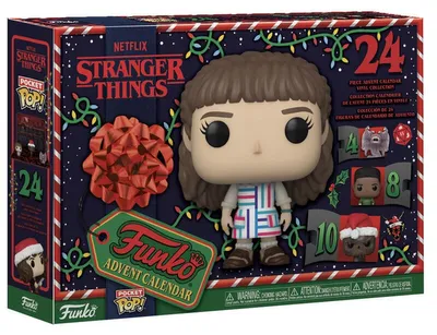 Obrázek produktu pro FUNKO POP! Stranger Things 24-Day Holiday Advent Calendar, Sběratelská postavička, Filmy a televizní seriály