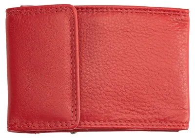 Obrázok produktu pre Josephine Osthoff - KEY POCKET Puzdro na kľúče Mini puzdro na mince z pravej kože s ochranou kreditnej karty RFID Dvojité prešívanie Vonkajšie vrecko na kartu Vrecko na kľúče s krúžkami