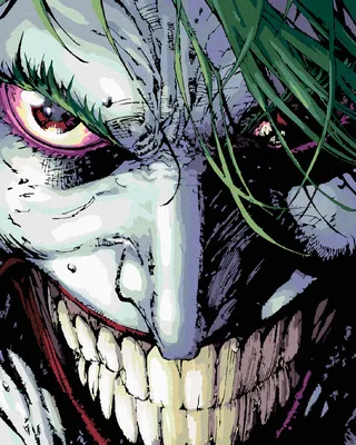 Image de Zuty - Peinture par numéros - JOKER PORTRAIT (BATMAN), 40 x 50 cm, sans cadre et sans toile tendue