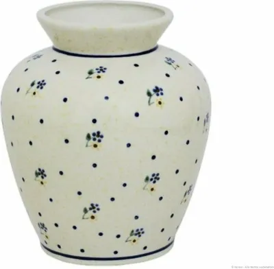 Produktbild von Original Bunzlauer Keramik 1,7L Vase "Maria" 17cm Baluster Blumenvase, Nachbildung 111