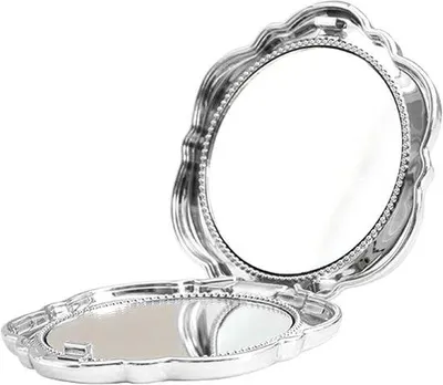 Immagine prodotto di Specchio compatto – Doppio specchio con ingrandimento – 63 cm – Argento