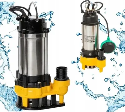 Image de IBO | Pompe submersible WQF 550 - 550 W - Acier inoxydable - Idéale pour eaux usées - Automatique et robuste