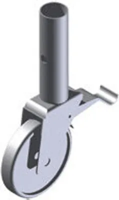 Produktbild von Lenkrolle mit Befestigungszapfen, 125 mm Raddurchmesser