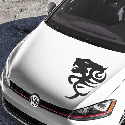 Produktbild von Aufkleber - Autoaufkleber "TigerTribal" 80cm x 56cm schwarz - Tuning Carystyling Heckscheibe Auto
