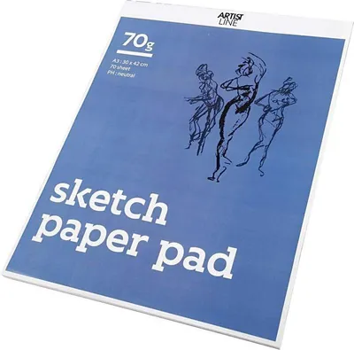 Obrázek produktu pro Creativ Company Skicovací blok bílý A3 70gr, 70 listů