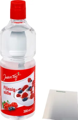 Produktbild von Jeden Tag Flüssigsüße (300ml Flasche) + usy Block