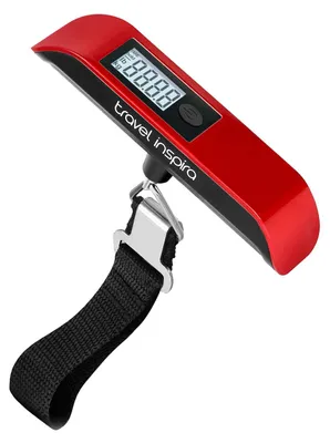 Obrázek produktu pro Příslušenství pro kufr, váha na zavazadla, cestovní váha na kufr s kapacitou 50 kg, převod jednotek, přenosná digitální cestovní váha s LCD displejem, určená k