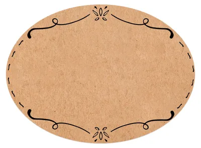 Produktbild von 200 Aufkleber auf Rolle Kraftpapier-Optik braun 6x4,5cm