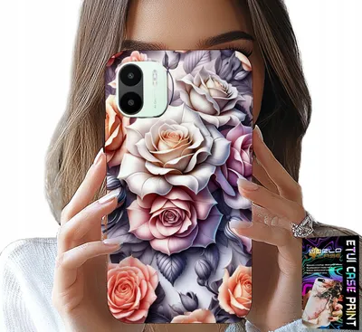 Image de Etui pour Xiaomi Redmi A2 - Floral Patterns Rose Flower Case