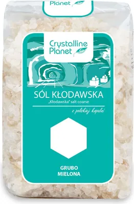 Produktbild von KŁODAWSKA GROB GEMAHLENES SALZ 600 g - CRYSTALLINE PLANET