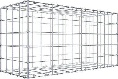 Immagine prodotto di Gabbione 100 cm x 50 cm x 40 cm (L x H x P), maglia 10 cm x 10 cm, anello a C