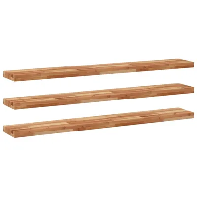 Produktbild von vidaXL Schweberegale 3 Stk. 140x20x4 cm Massivholz Akazie Ölbehandelt