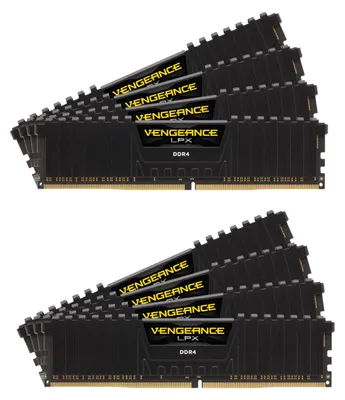 Image de DDR4 32GB PC 2666 CL16 CORSAIR KIT (8x4GB) Vengeance XMP