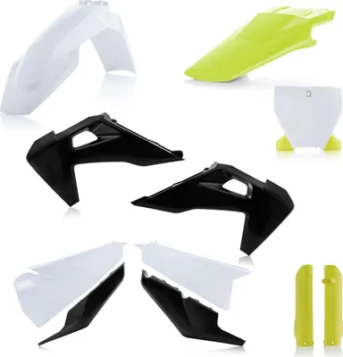 Imagen del producto de Kit de carenado ACERBIS de 11 piezas, color blanco/, para HUSQVARNA