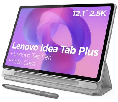 Image de Lenovo Idea Tab Plus, 30.7 cm (12.1"), 2560 x 1600 px, 256 Go, 8 Go, Android 15, Šedá