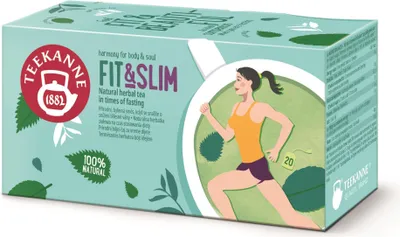 Obrázok produktu pre Herbata ziołowa Fit & Slim Teekanne 20 kopert