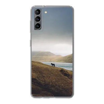Produktbild von MuchoWow® Handyhülle Schutzhülle Hülle für Samsung Galaxy S21 Plus Pferd - Berg - Landschaft Silikon Softcase Handy Hülle - Handy-Tasche