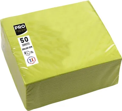 Immagine prodotto di PROnappe SV622031I Tovaglioli da cocktail 200 x 200 mm verde kiwi
