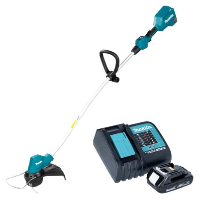Image de Makita DUR 189 SY Coupe-bordures sans fil 18 V 300 mm Brushless + 1x batterie 1,5 Ah + chargeur