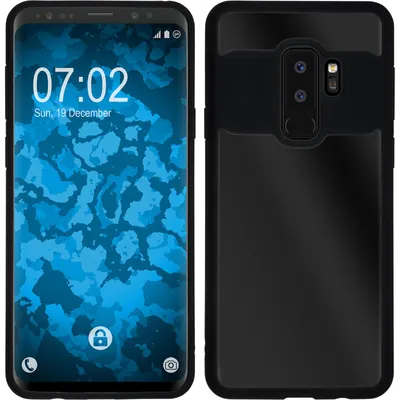 Produktbild von PhoneNatic Case kompatibel mit Samsung Galaxy S9 Plus - Hülle schwarz Margin Hard-case Cover