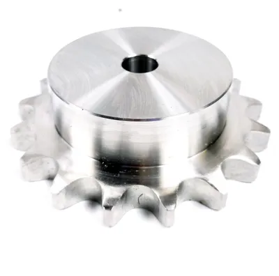 Image de Pignon 16B, 17 dents, avec moyeu, inoxydable, P : 25,4, 1″ Ozdowski, à une rangée