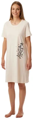 Image de Robe de nuit femme Schiesser Uncover crème