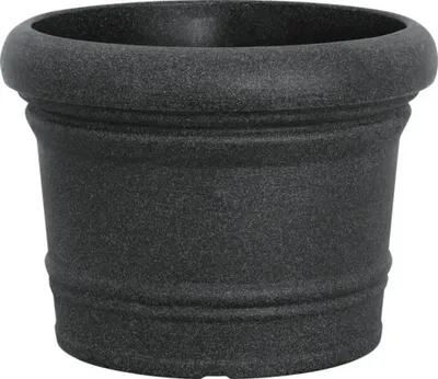 Produktbild von Blumentopf geli Palermo Kunststoff Ø 40 cm H 30 cm anthrazit