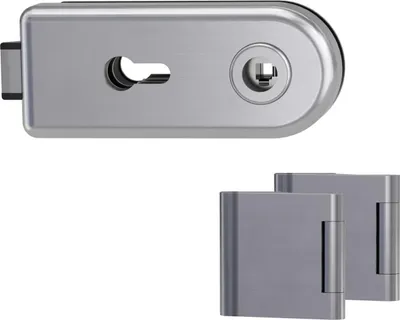 Produktbild von GRIFFWERK Ganzglastürbeschlagset CLASSICO 1.0 ohne Griff-ES-PZ