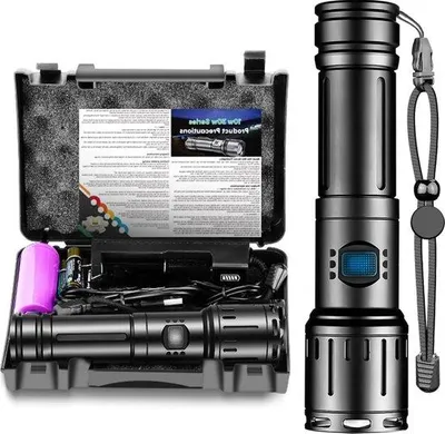Obrázek produktu pro Sada dobíjecích LED svítilen, 20 000 lumenů, USB, vodotěsné, 5 režimů