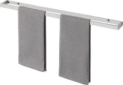 Produktbild von Handtuchhalter zur Wandmontage – Handtuchstange für Gästehandtücher – Badezimmerorganisation – Aus Edelstahl – 70 cm – Gebürstet