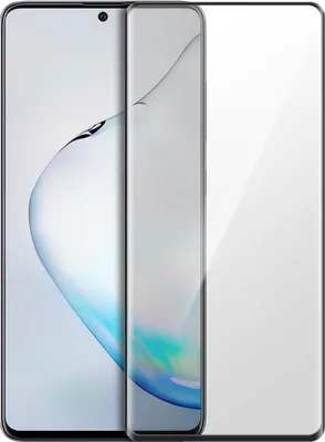 Obrázok produktu pre Avizar, ochranná fólia z tvrdeného skla pre Samsung Galaxy Note 10 Lite, čierna
