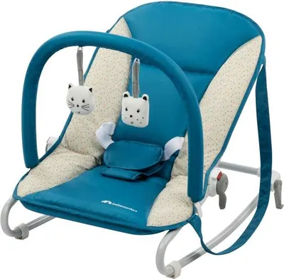 Produktbild von Bebeconfort Starlight Babywippe, 5-fach verstellbare Rückenlehne, 3-Punkt-Gurts, Happy day