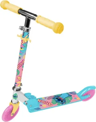 Produktbild von Roller Kinder ab 6 Jahren - Kinder-Scooter - Tretroller Cityroller für Mädchen und Jungen - Kickscooter Kinderscooter mit Stitch Motiv