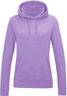 Produktbild von Just Hoods JH001F | Girlie College Hoodie / Kapuzenpullover / WRAP  - Farbe: Dusty Green - Größe: XS
