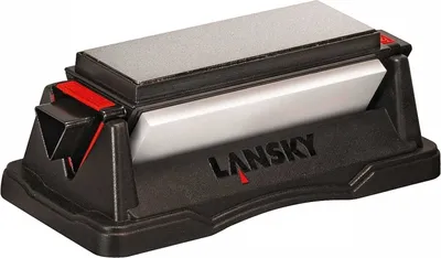 Produktbild von Lansky Schärfgerät TRI-BENCHSTONE, Diamantstein 120er, Aluminium-Oxid 280er, Keramikstein 1000er, Kunststoffständer