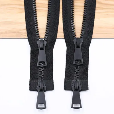 Produktbild von Teilbarer Rei?verschluss 90 cm - 2 Stš¹ck - Jacken Rei?verschluss - Gr??e 8 - Abnehmbarer Rei?verschluss - Langer Taschenrei?verschluss - Fš¹r Jacken Parkas Daunenjacken