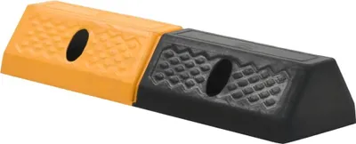 Produktbild von vidaXL Progi parkingowe 2 sztuki gumowe 49 x 15 x 9 cm
