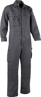 Immagine prodotto di DASSY® Nimes BW tuta con tasche per ginocchiere CEMENT GREY taglia 2XL Lunghezza: STANDARD