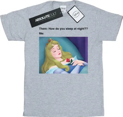 Produktbild von Disney - "Sleeping Beauty" T-Shirt für Damen BI16860 (L) (Grau)