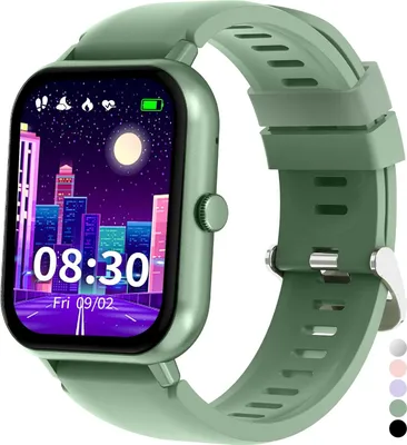 Produktbild von Smartwatch Kinder Jungen Mädchen Kinderuhr Herzfrequenz Schlaf Schrittzähler Wecker Sport Spiel IP68 Wasserdicht Fitness Tracker Fitnessuhr Kinder Uhr