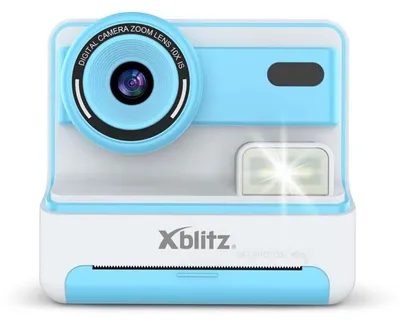 Obrázok produktu pre Xblitz FLASH BLUE – okamžitý fotoaparát s termálnou tlačiarňou pre deti