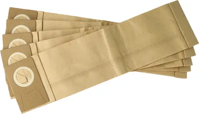 Produktbild von vhbw 5x Staubbeutel Ersatz für Nilfisk 82040400 für Staubsauger - 26cm x 9,9cm braun