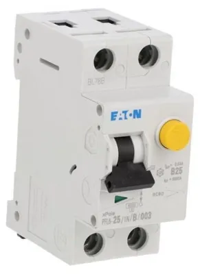 Productafbeelding van Stroomonderbreker 2P 25A B 0,03A Type AC 6kA PFL6-25/1N/B/003 286433
