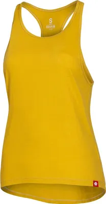 Gelbes Klettertop "Fionna Top" von Ocun; Größe S; für Damen; geeignet für Sport und Freizeit.
