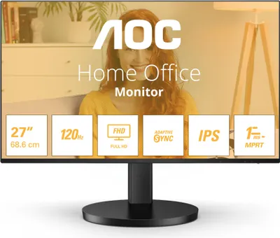 Produktbild von AOC B3 27B3HA2 Computerbildschirm 68,6 cm (27") 1920 x 1080 Pixel Full HD LED Schwarz