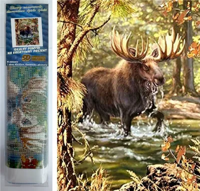 Obrázek produktu pro Norimpex diamantový obraz los v sáčku 30x40cm