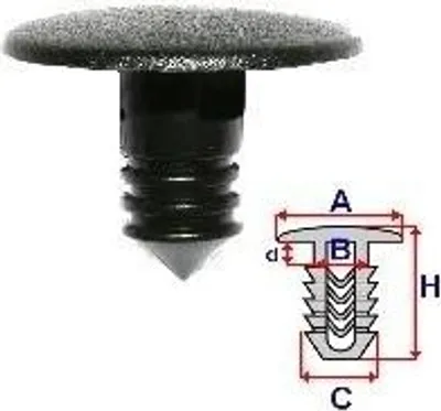 Zdjęcie produktu dla ROMIX Listwa zaciskowa / ochronna A82029 pasuje do PEUGEOT 206 CC (2D) 807 (E)