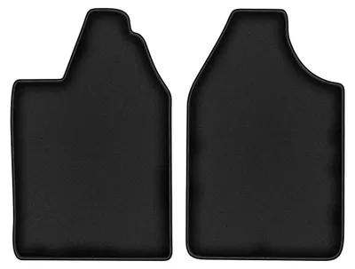 Immagine prodotto di Tappetini anteriori in moquette per Aixam City 2015- (microcar) – 2 pezzi, neri, su misura – Wielganizator DURBAN