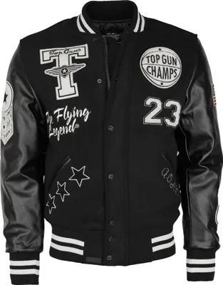 Produktbild von Top Gun College Jacke TGJ2137 black/black M